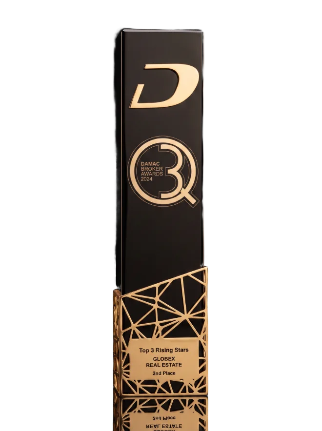 Top 3 Rising Stars · 2nd Place — Awarded By Damac