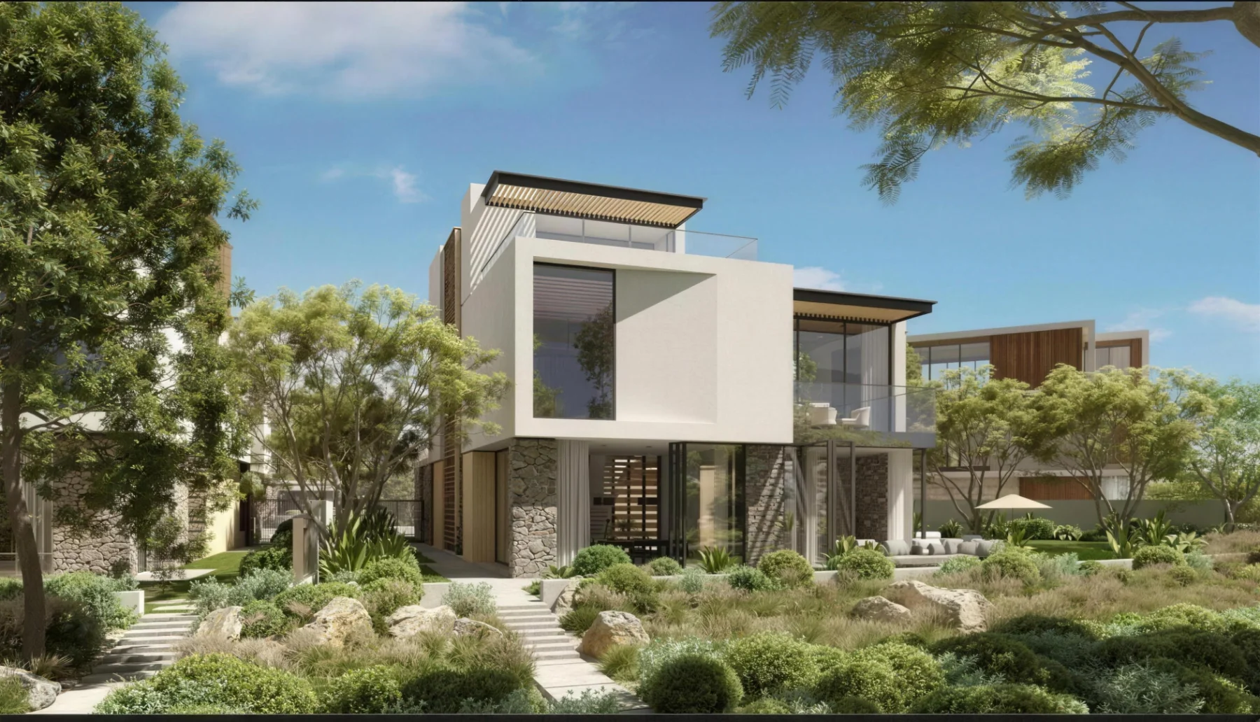 Villa exterior