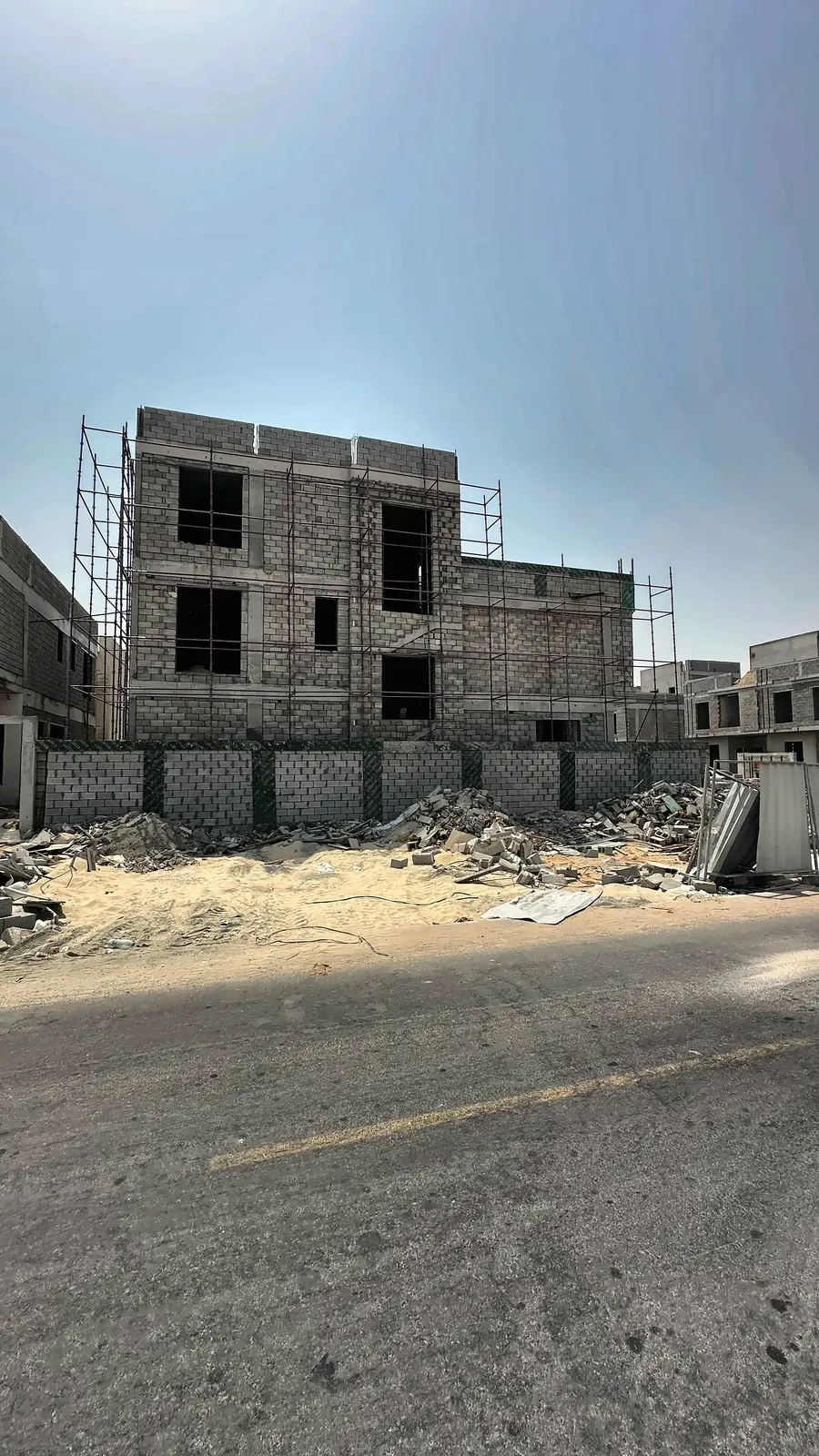 Villa 8318, The Stars Villas — site progress