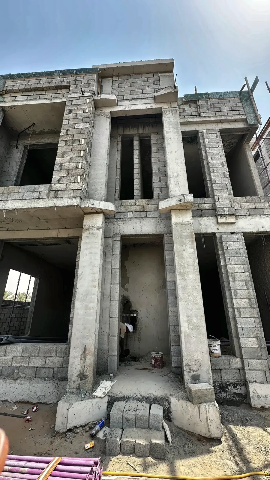Facade blockwork detail