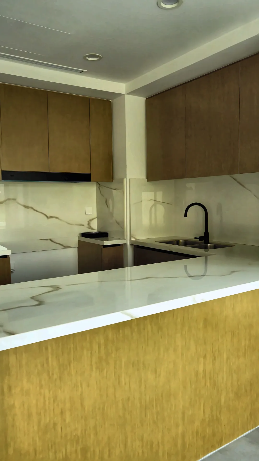 Marble kitchen counters